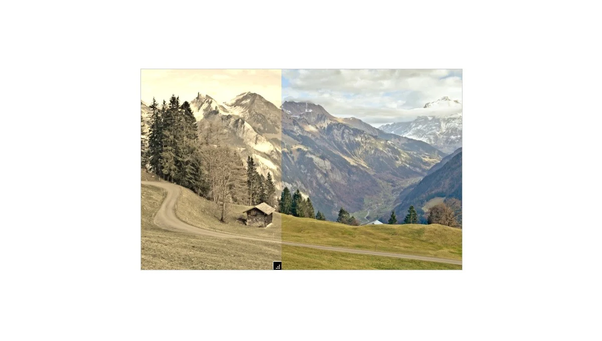 Javascriptless Before/After Slider