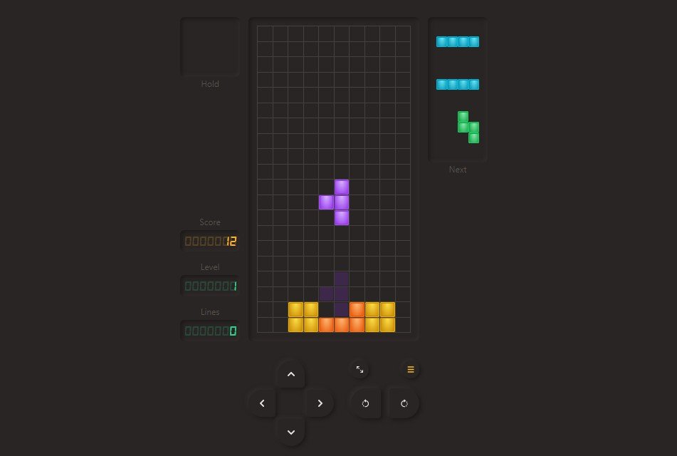 A tetris-style game created with React and TailwindCSS