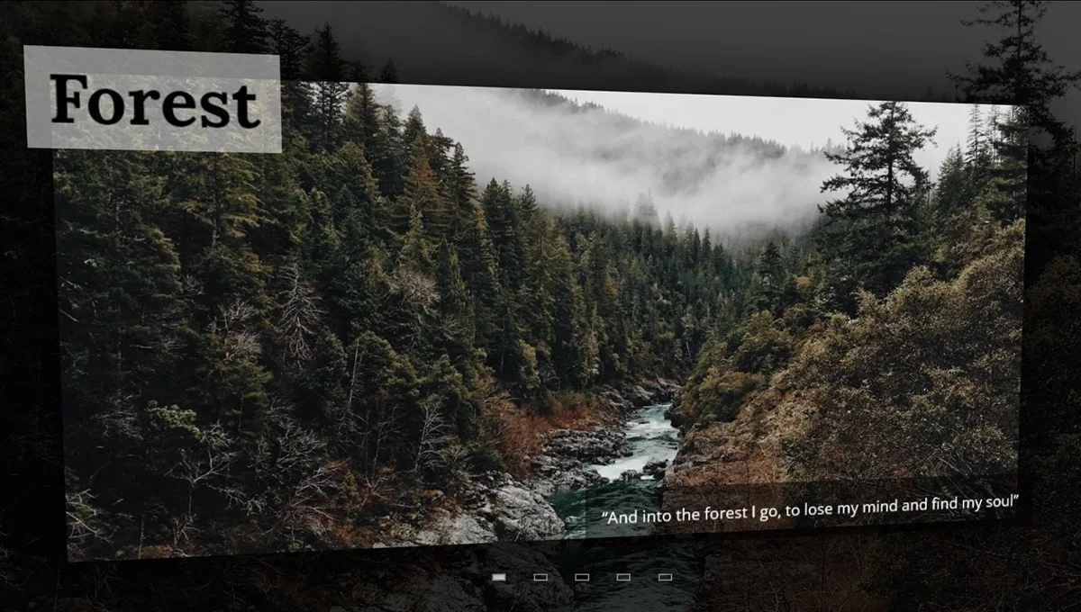 Smooth 3D Perspective Slider