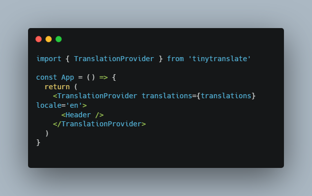 A tiny hook to manage translations in your React Application