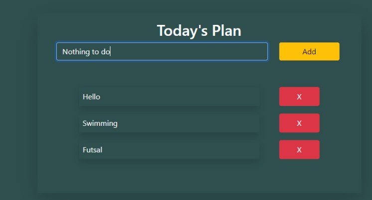 A ToDO App using React