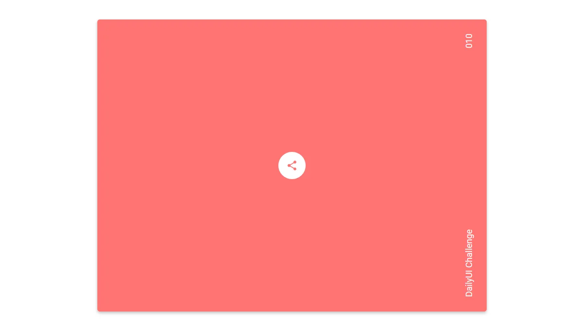 Social Share Button UI