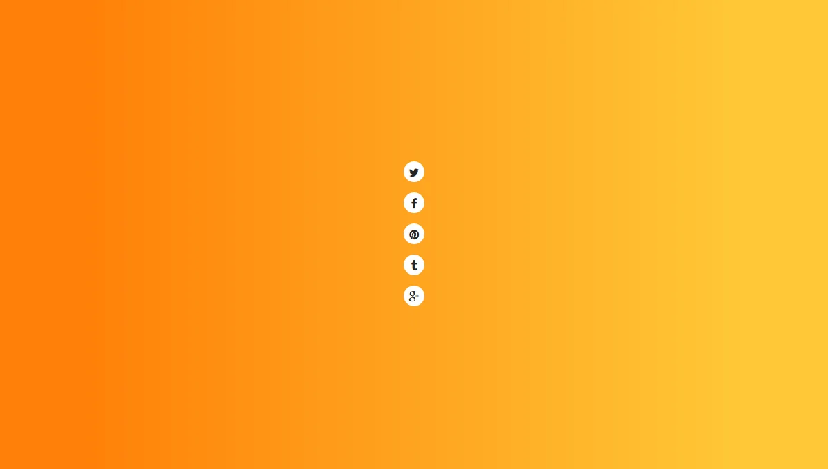 Slide-Out Social Buttons