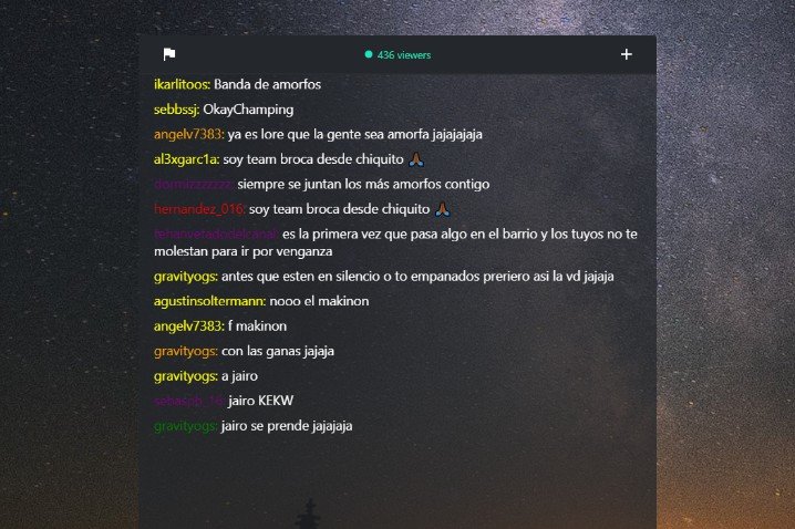 A twitch chat viewer desktop application built with React and Electron