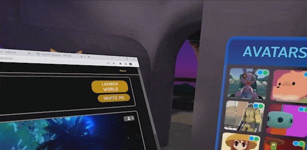 A virtual world playlist-making website where users can create, favorite, and share playlists of worlds from VRChat