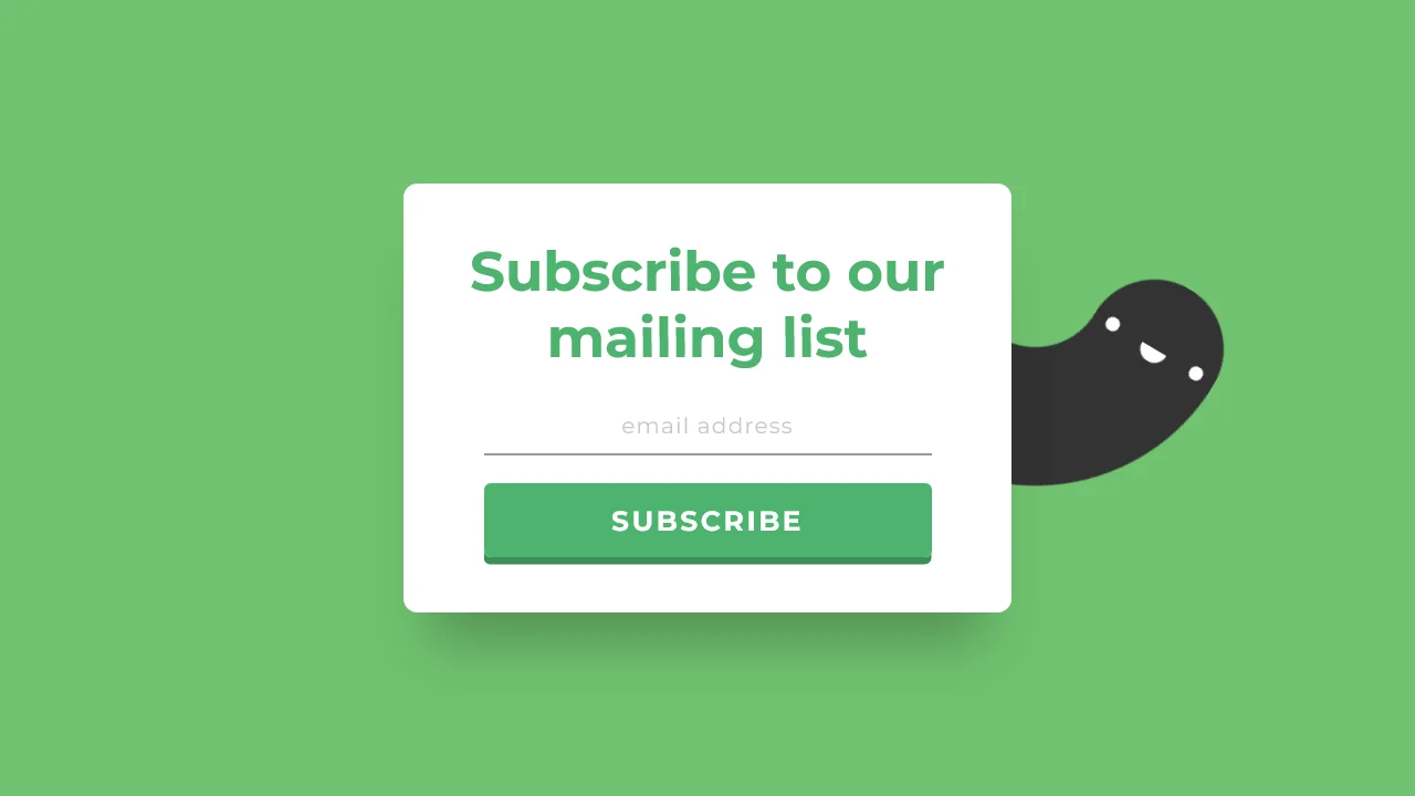 Simple Subscribe Form