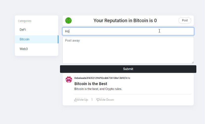 A Web3 Social Network Boilerplate Using React.js