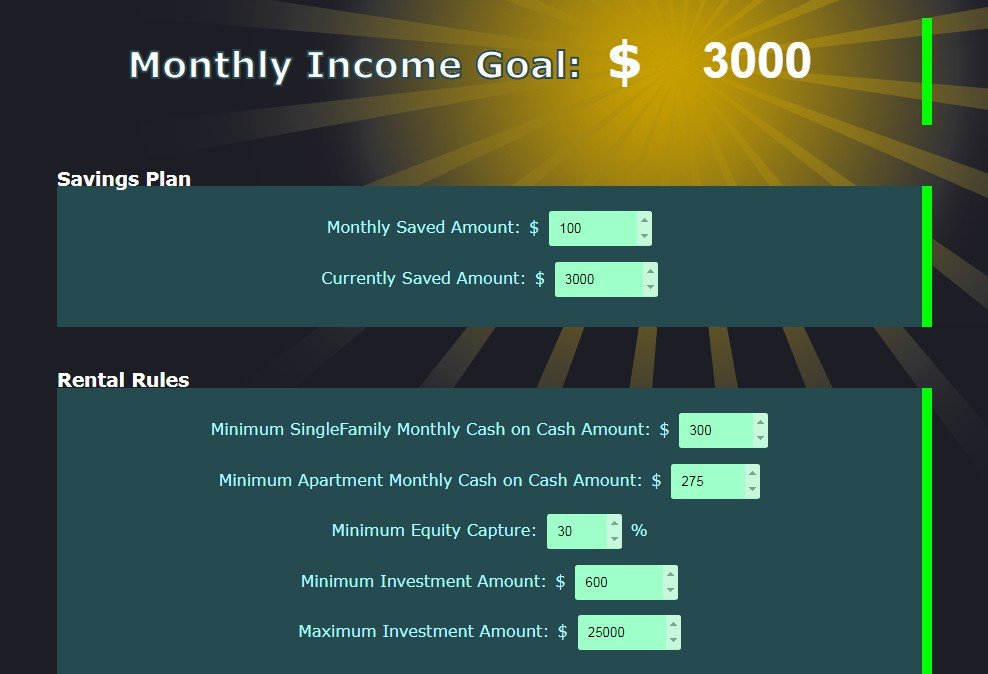 A website that runs the rental-investor-timeline app