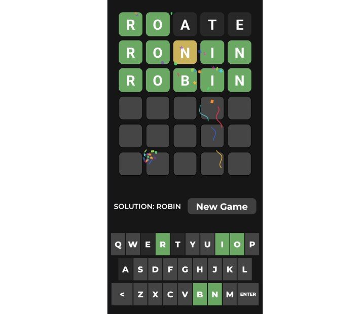 A Wordle Game Clone Built with React Native