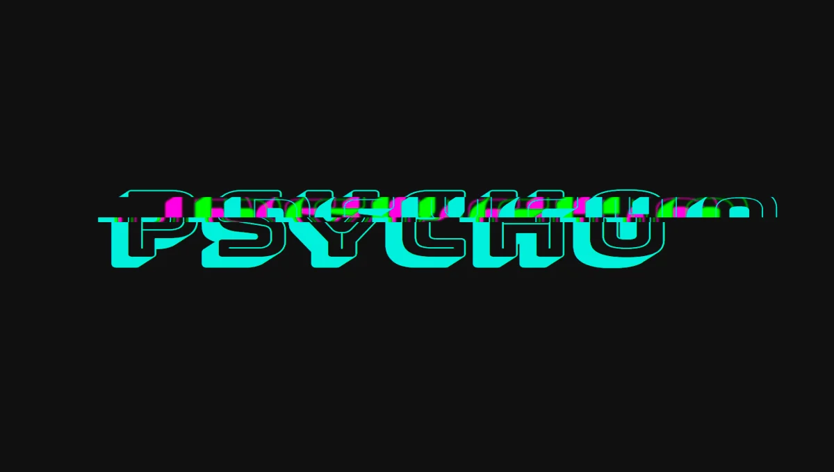 Psycho Glitch with CSS variables & @keyframes