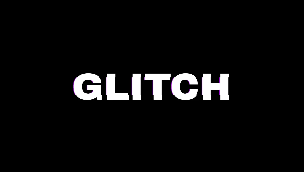 Glitch Effect in LESS