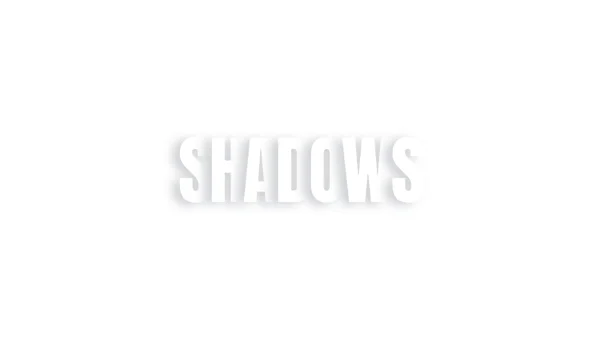 Collection of free HTML and CSS text shadow effect code examples