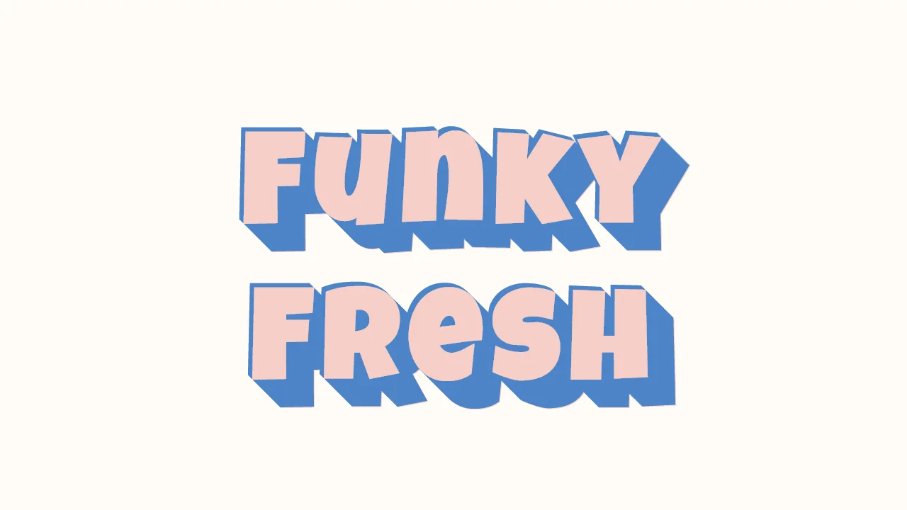 Funky Retro Text Shadow