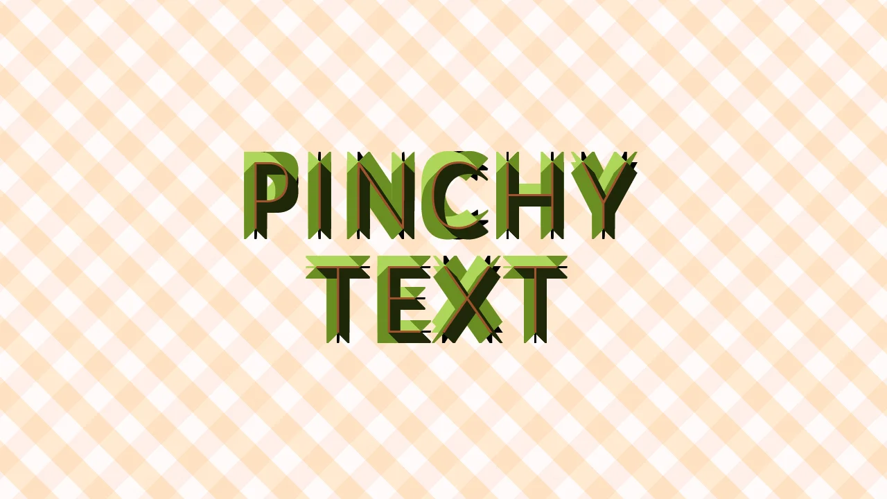 Pinchy Type with CSS text-shadow