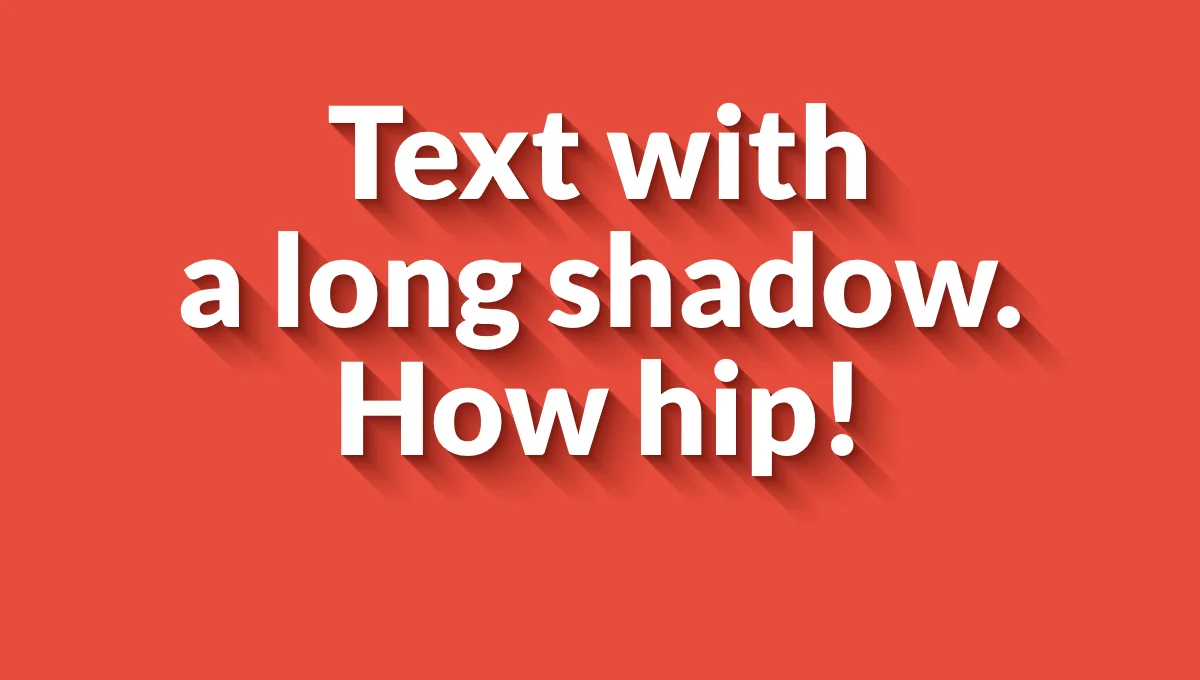 Long Shadow Gradient Mixin