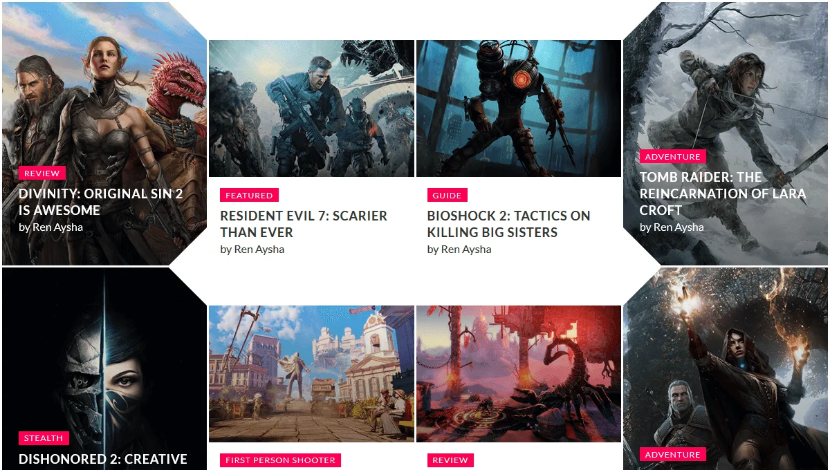 Thumbnail Presentation with CSS Grid