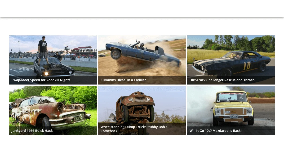 Flexbox YouTube Thumbnail Grid