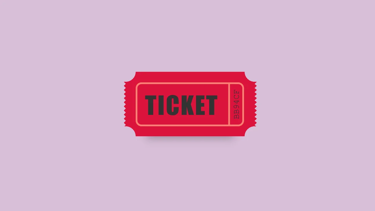 Collection of free HTML and CSS ticket examples from Codepen and other resources