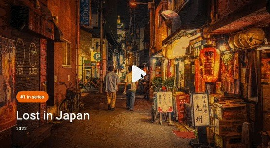 An advanced video-player with Netflix style based on react-player plugin