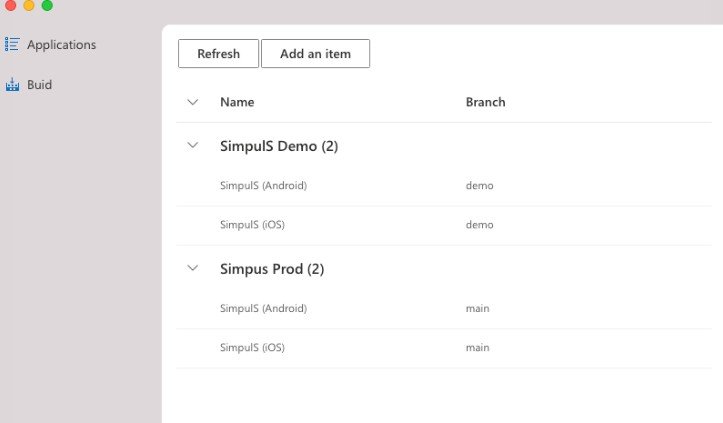 A companion app written with React aand Tauri to help manage your applications on appcenter