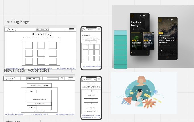 An app to make change and take action amongst the chaos of the world