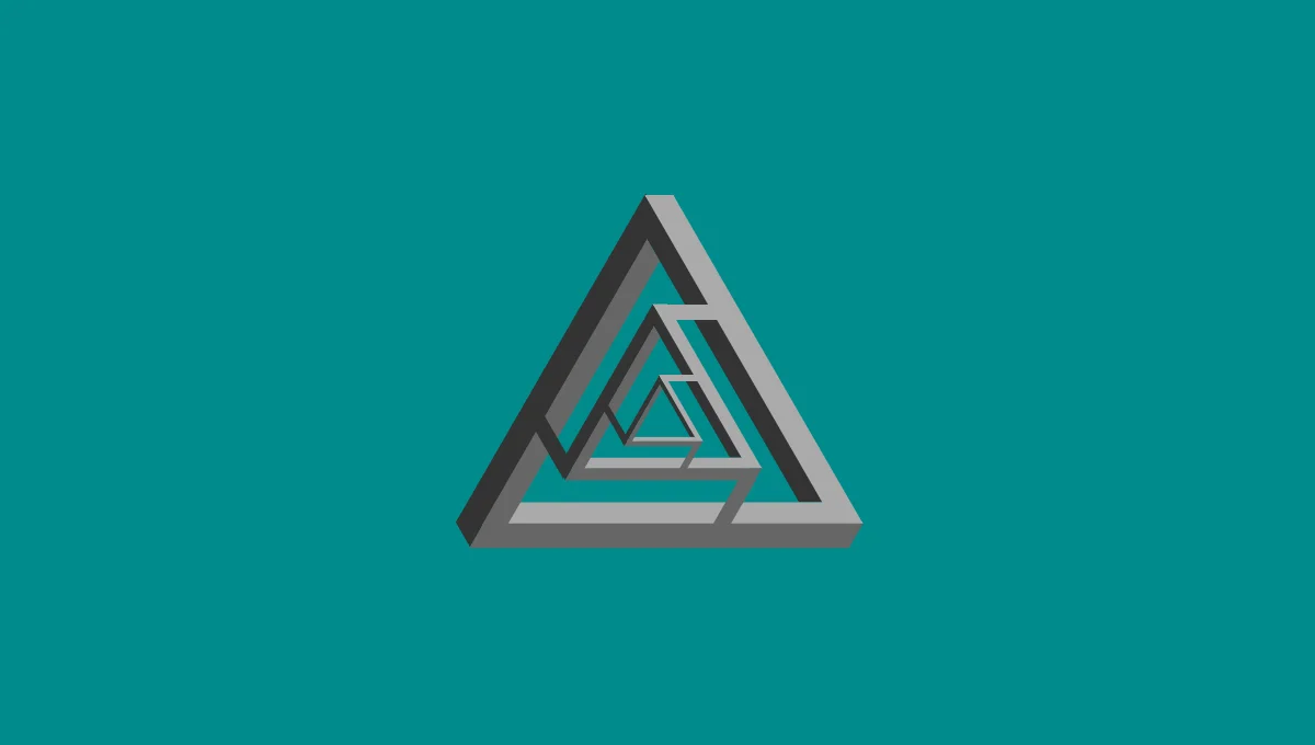 Penrose Triangle x3