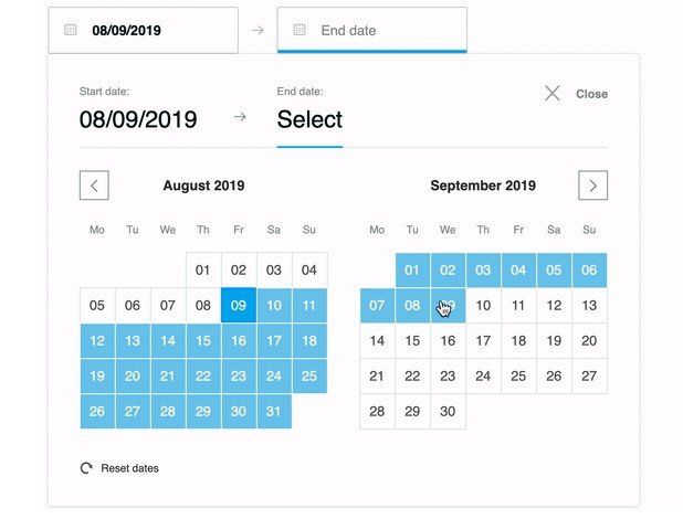 An easily internationalizable and mobile-friendly datepicker library for the web