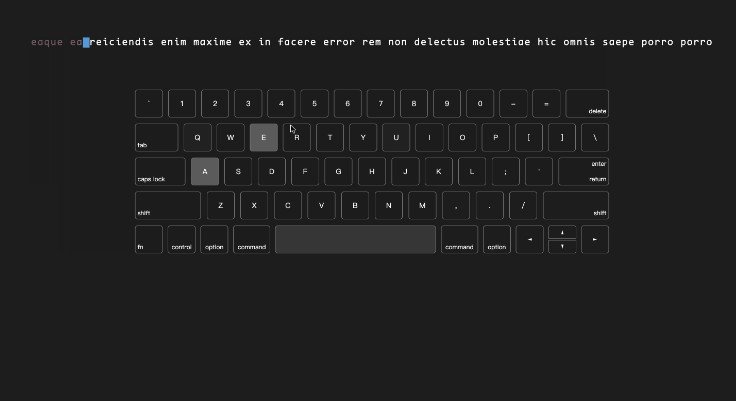 An easy typing practice tool writing in react