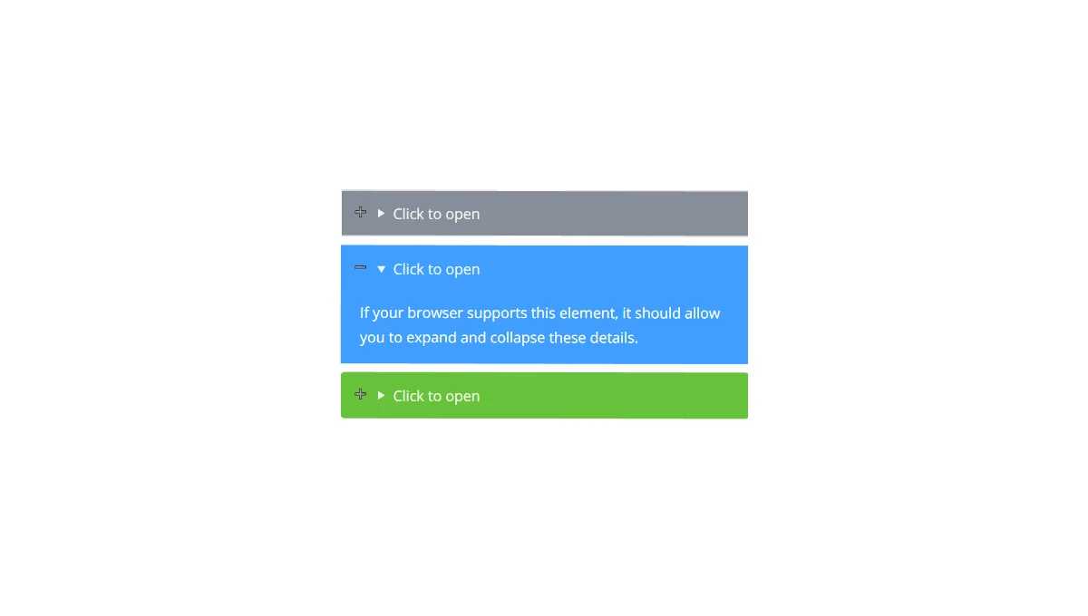 Animated CSS Accordion