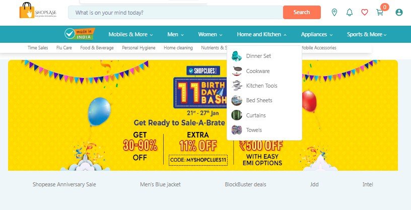 An ecommerce online website for the best products of all categories for the consumer