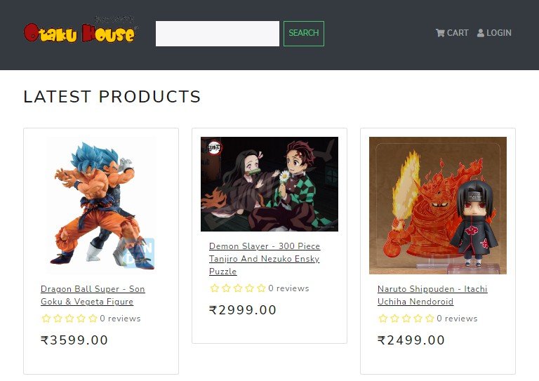 An eCommerce Website that build on React and Django