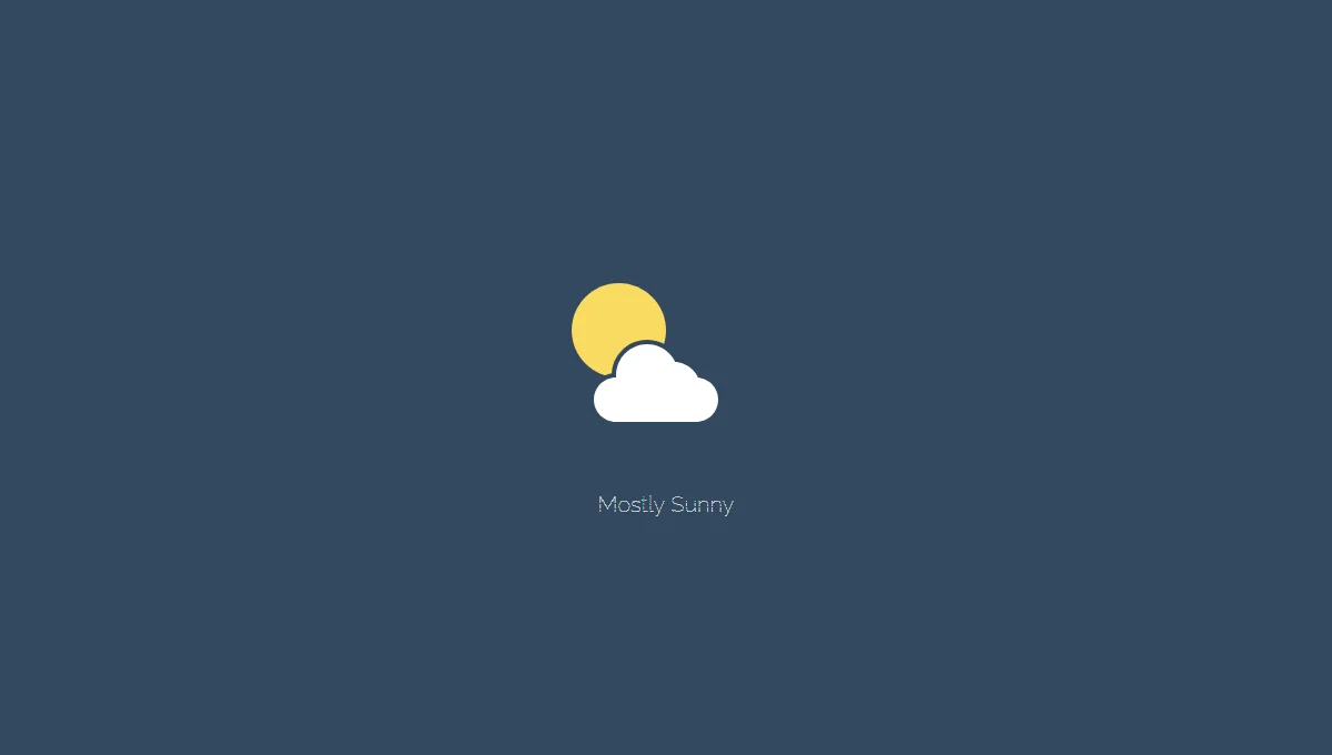 Animated Weather Icons