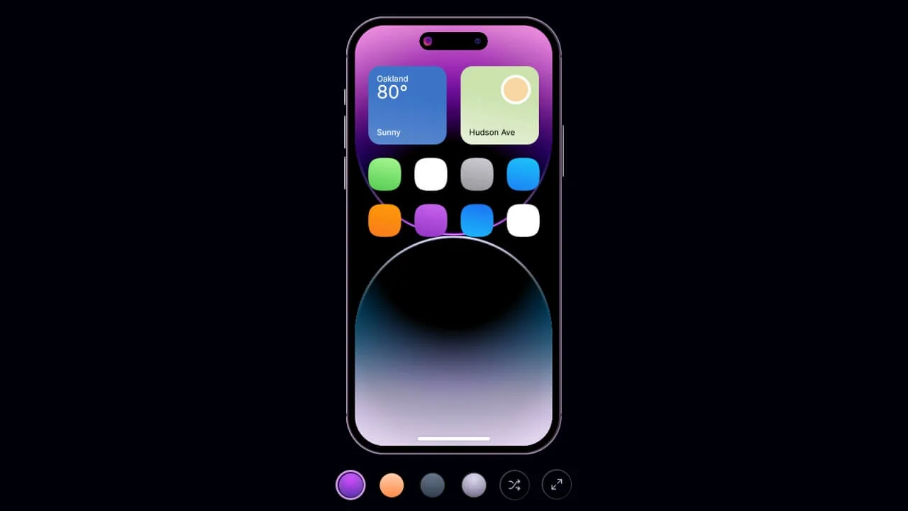 iPhone 14 with Dynamic Island