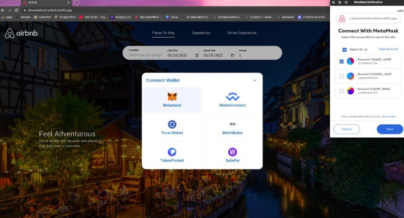 A Completely Responsive Decentralised React Airbnb Clone Using React