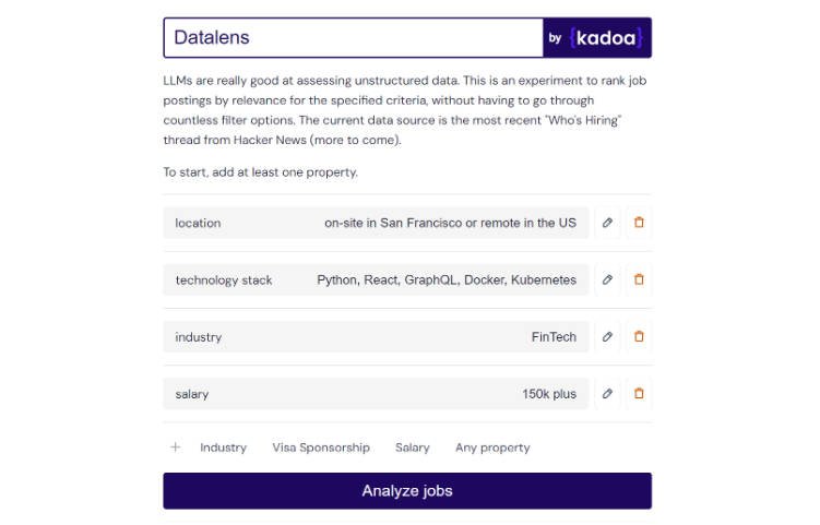 An experiment to automate job search with LLMs