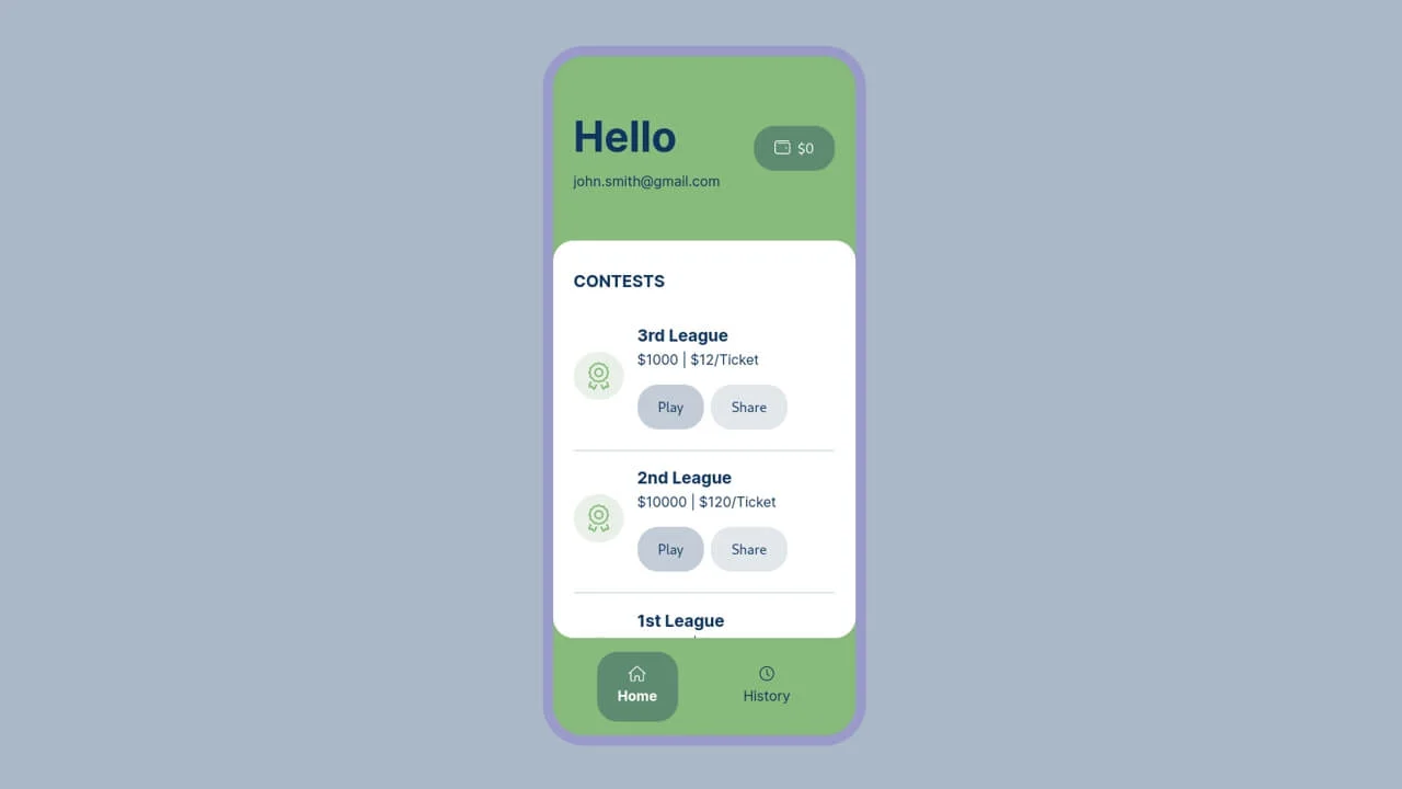 Betting App - Concept