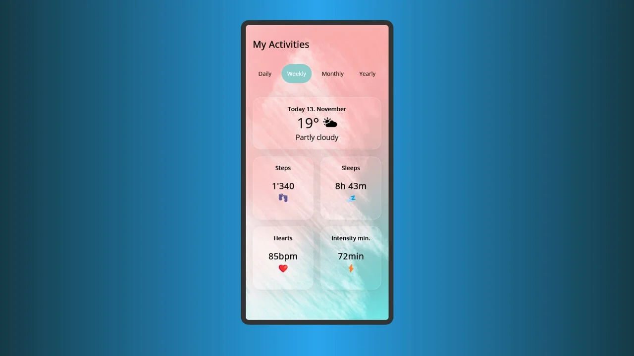 Glassy Mobile App