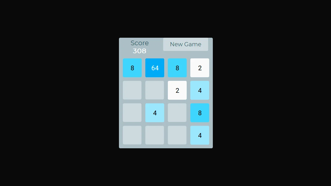 Responsive 2048 Game