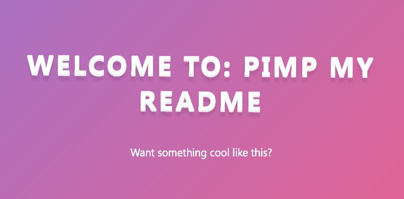 An open source profile builder that you can use to add some cool components to your README profile