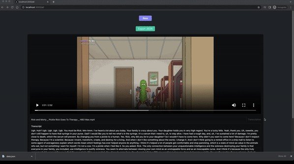 An OpenAI project to transcribe audio and video files using React and Django