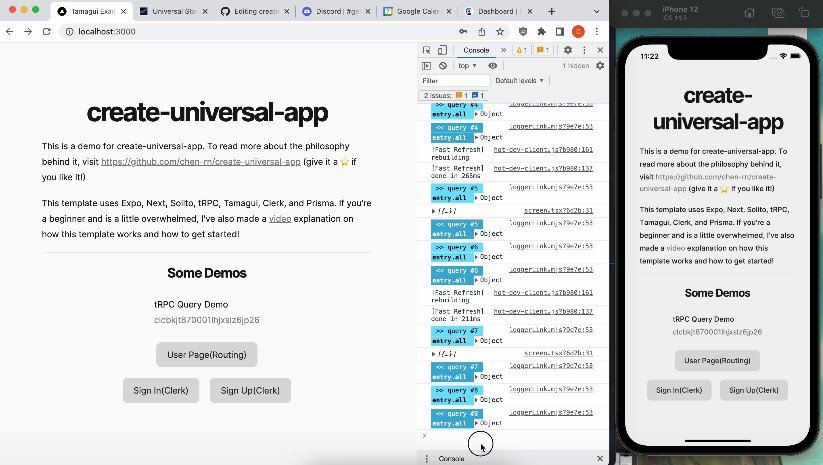 An opinionated template for creating fullstack universal apps