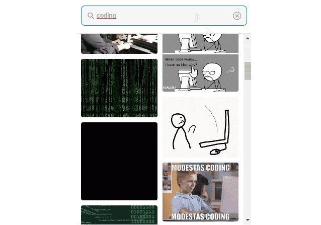 An Tenor GIF picker component for React applications