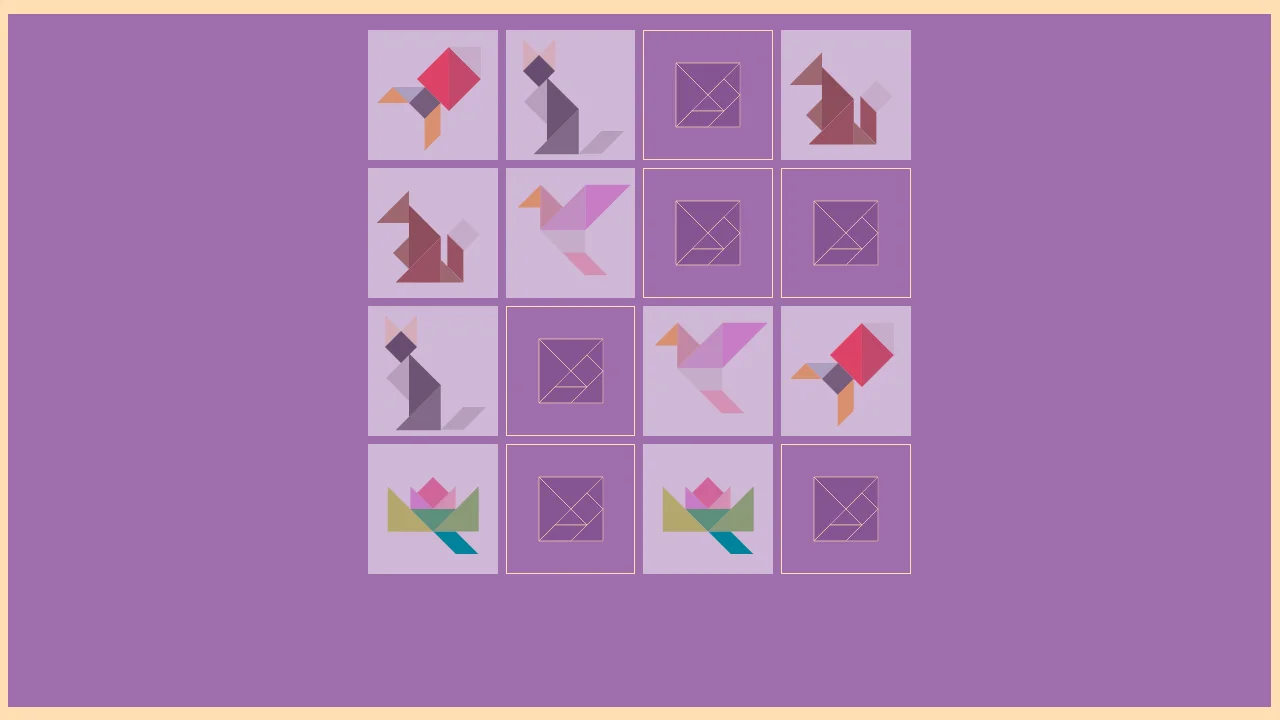 Tangram Memory Game