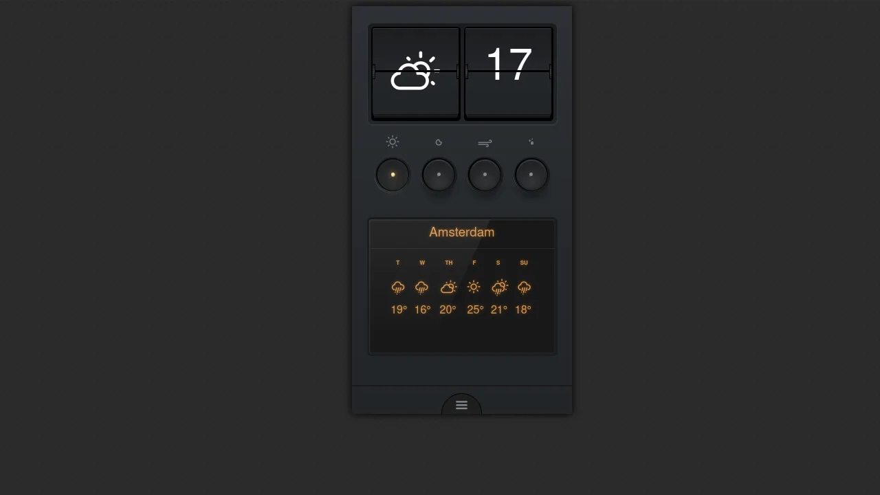 Analog Weather App