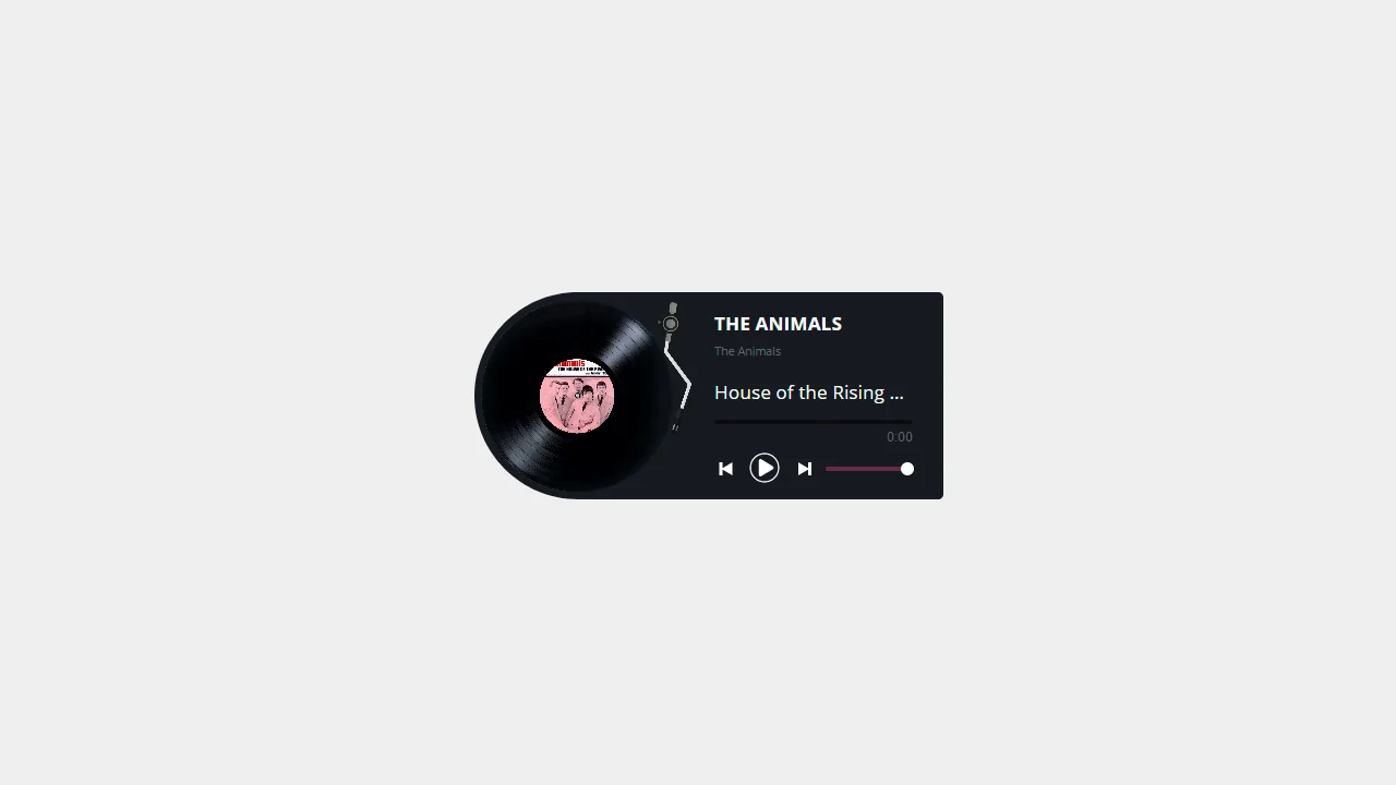 Collection of free vanilla JavaScript music player code examples