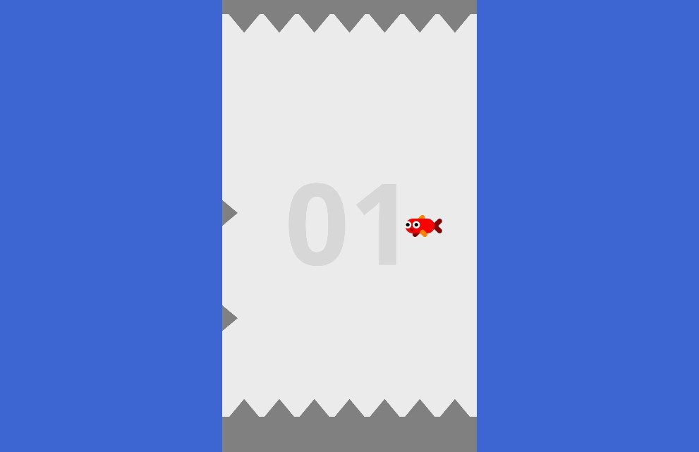 Arcade game on Phaser3. Make that fish swim! And don't touch the spikes! How long will you last?