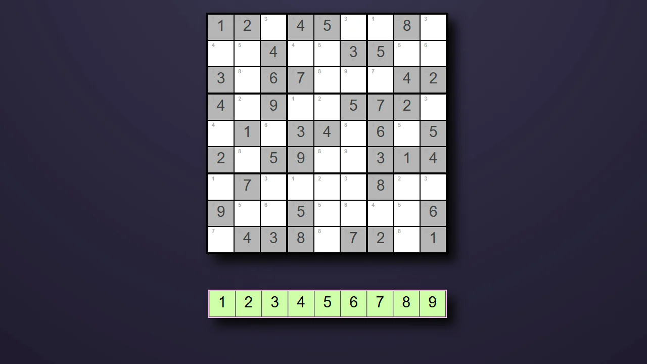 Collection of free JavaScript sudoku game code examples