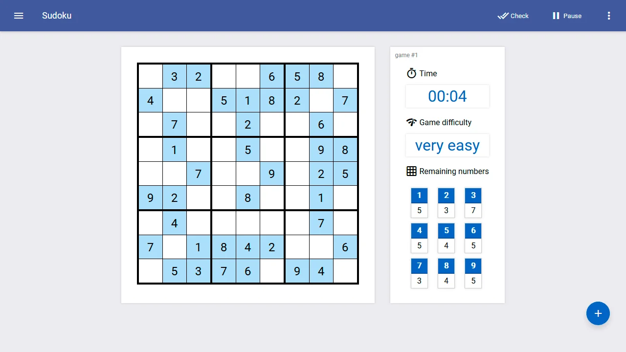 Sudoku With Material Design