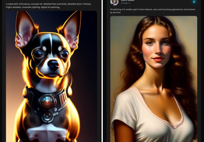 A Content media app where user can generate content/images