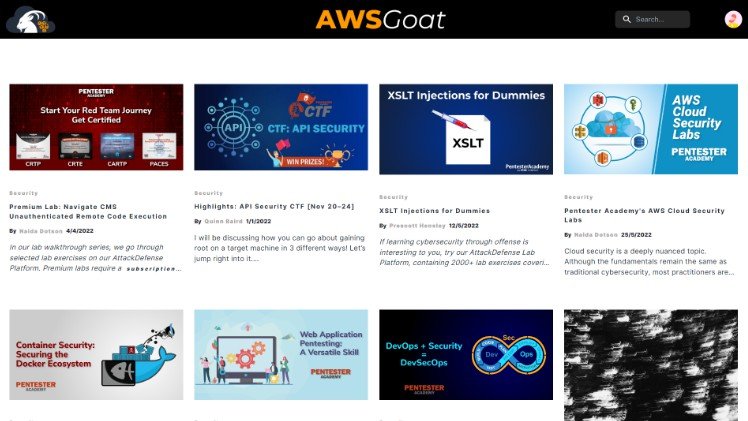 AWSGoat : A Damn Vulnerable AWS Infrastructure